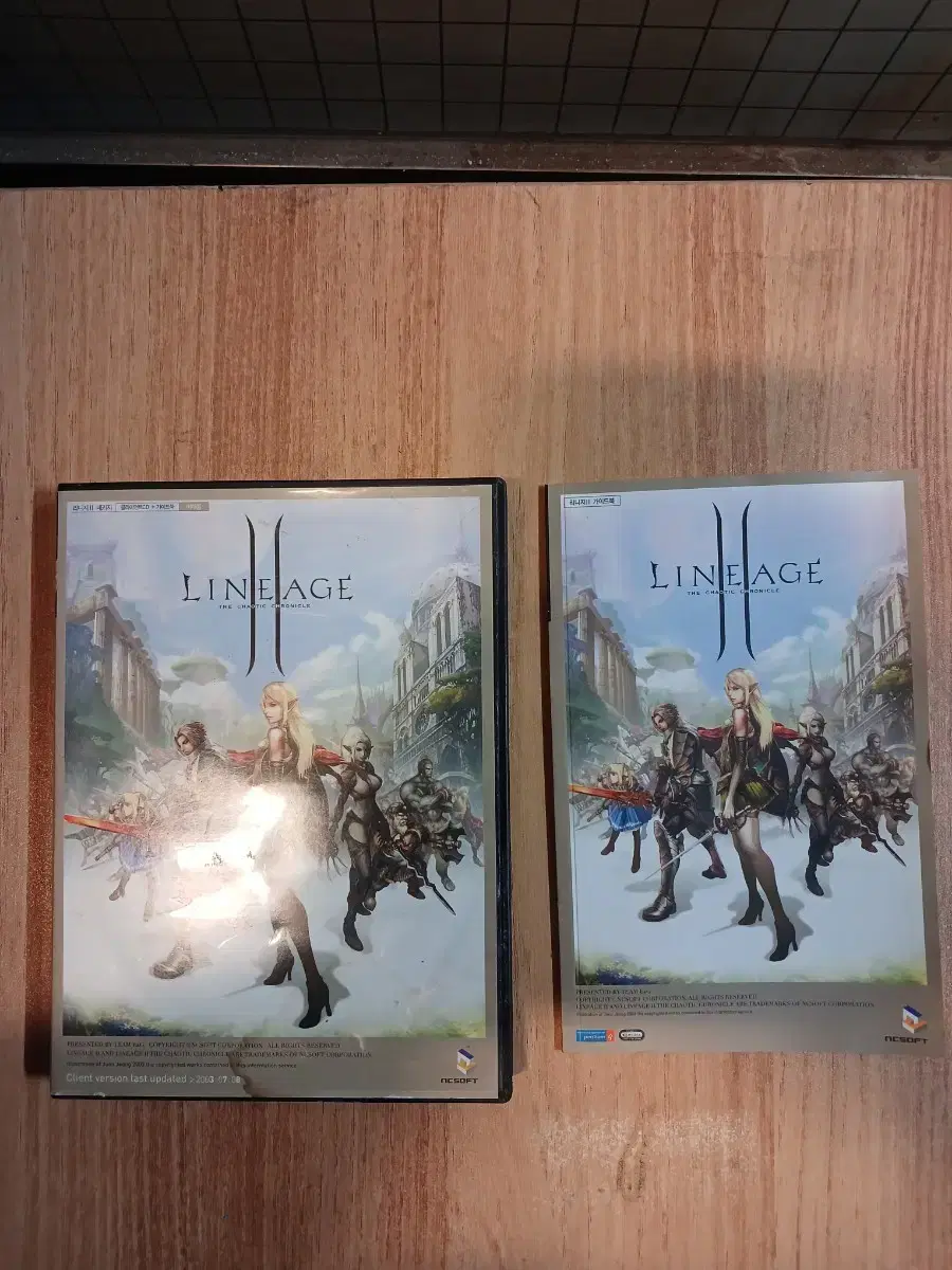 LINEAGE 2 NCSOFT 리니지 게임CD